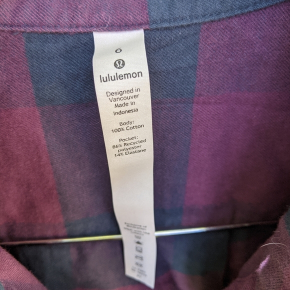 Lululemon Full Day Ahead Flannel - Picture 2 of 6